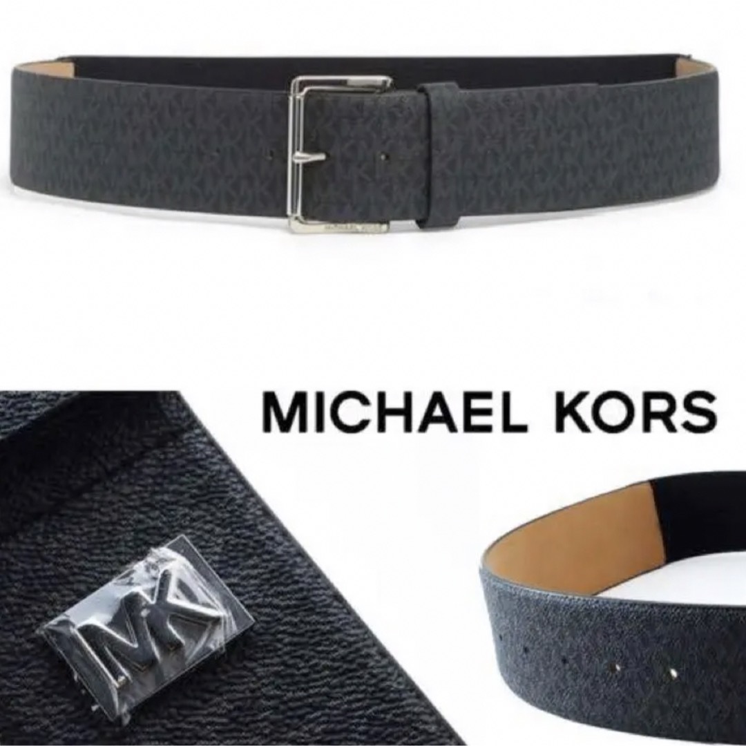 Michael Kors(マイケルコース)の【Michael Kors】ストレッチ ベルト マイケルコース　黒　ブラック レディースのファッション小物(ベルト)の商品写真