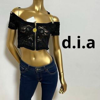 ダイア(d.i.a)の【2715】d.i.a ショート丈 透けトップス(シャツ/ブラウス(半袖/袖なし))