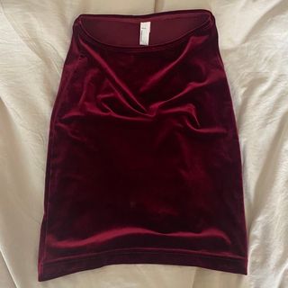 アメリカンアパレル(American Apparel)のAmerican apparel velvet skirt(ミニスカート)