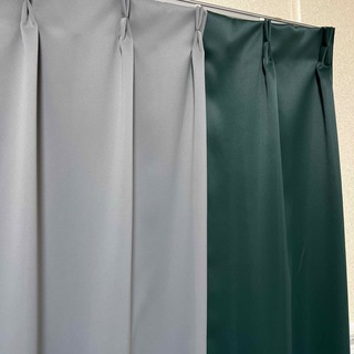 遮光カーテン オーダーカーテン 遮光率99.99% 選べる48色 無地 防炎 1(カーテン)