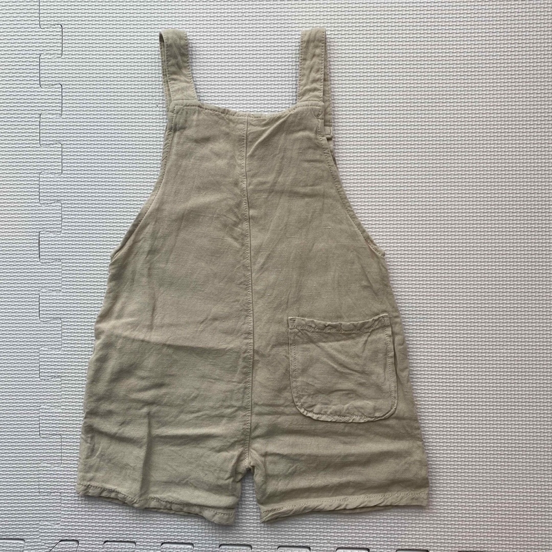 ZARA KIDS(ザラキッズ)のZARA KIDS リネンブレンドサロペット キッズ/ベビー/マタニティのベビー服(~85cm)(パンツ)の商品写真