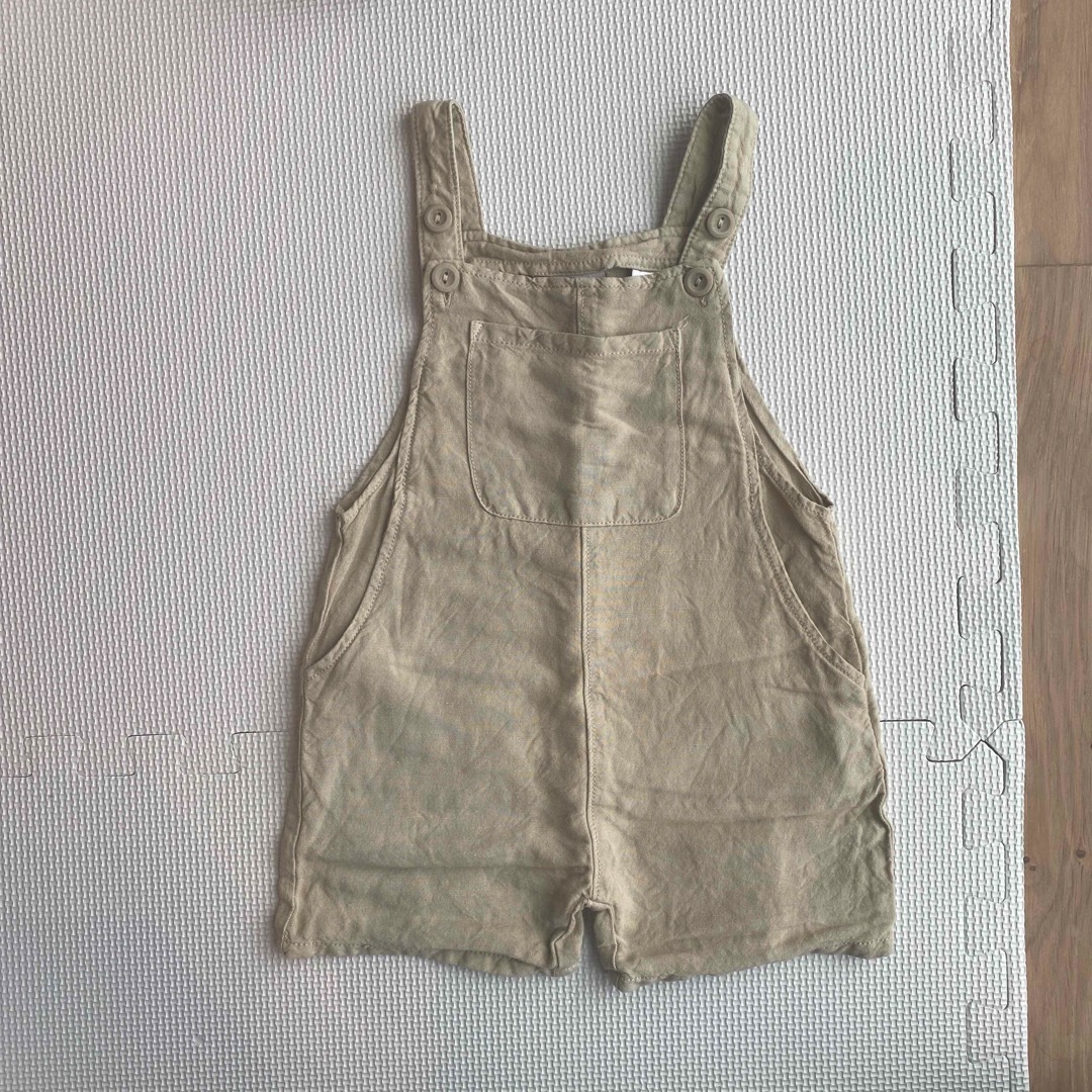 ZARA KIDS(ザラキッズ)のZARA KIDS リネンブレンドサロペット キッズ/ベビー/マタニティのベビー服(~85cm)(パンツ)の商品写真