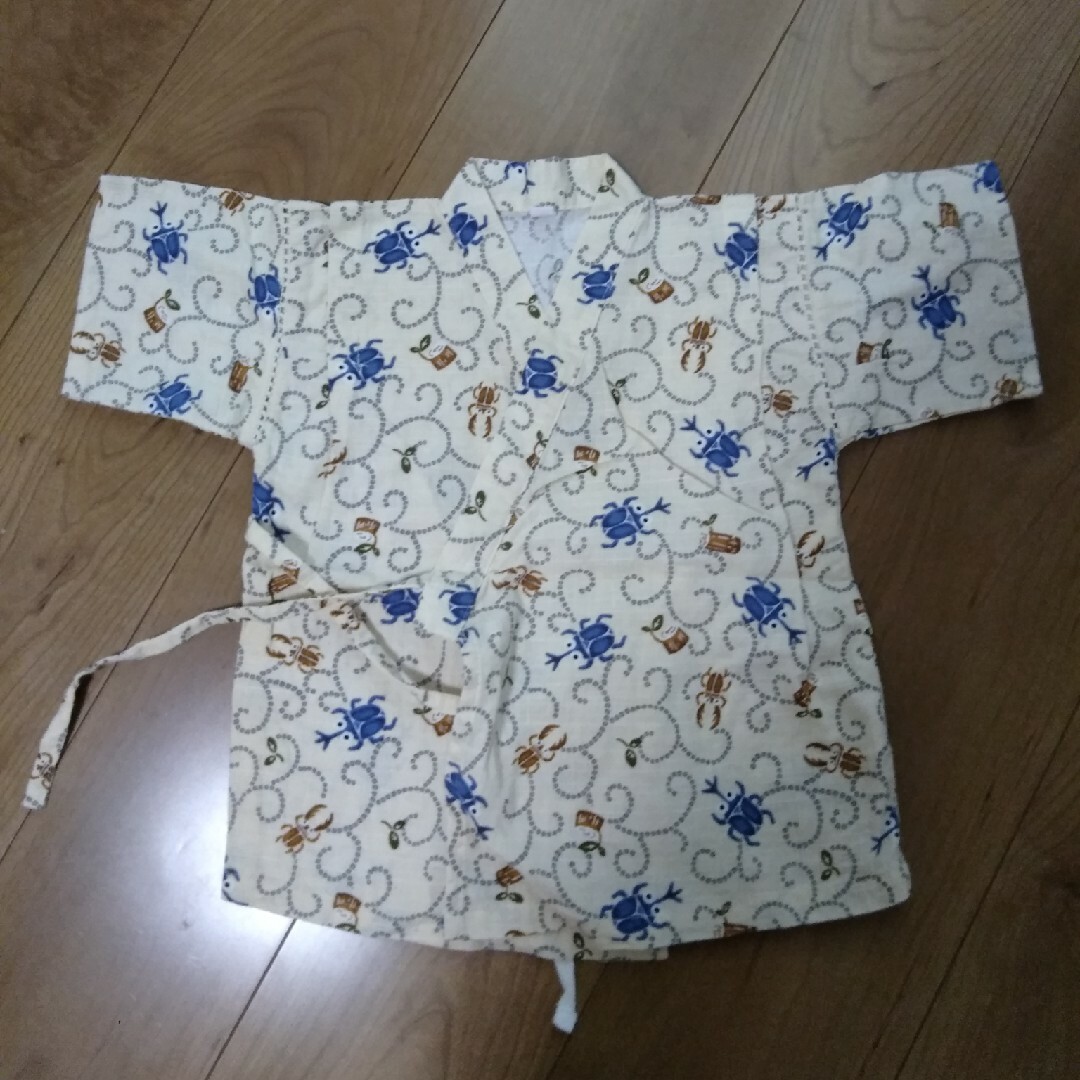 西松屋(ニシマツヤ)の【まとめ買いで割引】　100cm 甚平 キッズ/ベビー/マタニティのキッズ服女の子用(90cm~)(甚平/浴衣)の商品写真