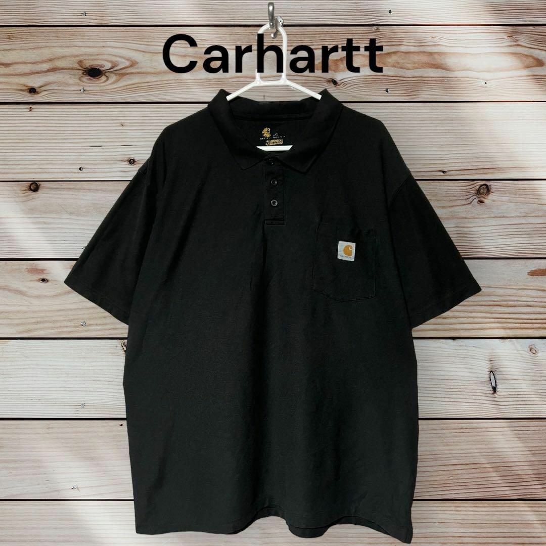 carhartt(カーハート)のオーバーサイズ　古着　ポロシャツ　カーハート　Carhartt メンズのトップス(ポロシャツ)の商品写真