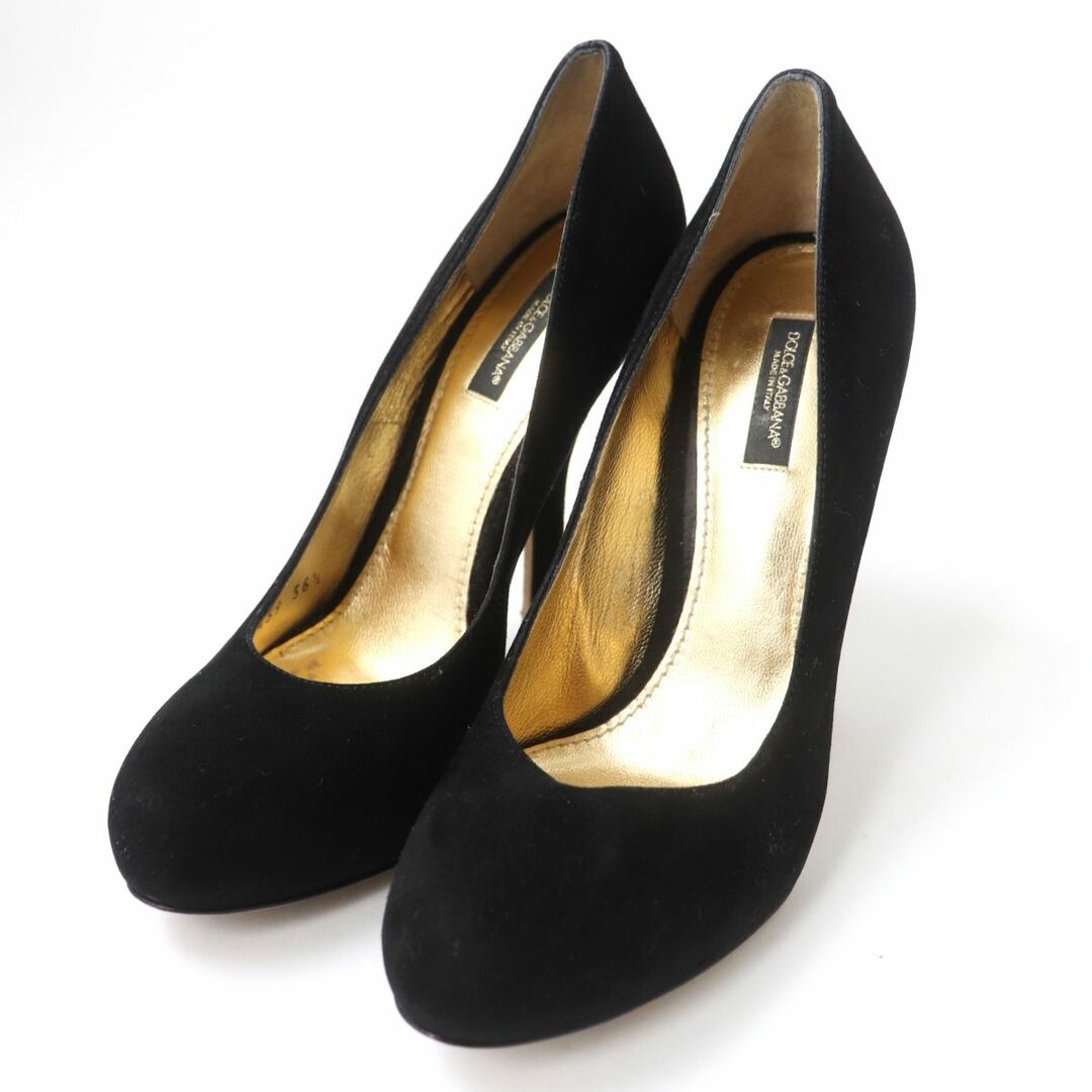 新品 ドルチェ&ガッバーナ DOLCE&GABBANA レザー パンプス www
