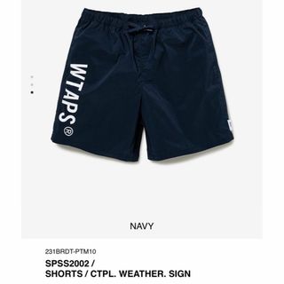 ダブルタップス(W)taps)のNAVY S 23SS WTAPS SPSS2002 / SHORTS / C(ショートパンツ)