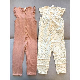 エイチアンドエム(H&M)のH&M kids エイチアンドエム ロンパース 92 2T 2枚セット(パンツ/スパッツ)