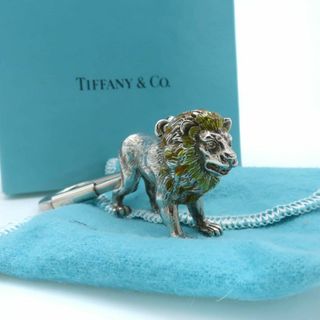 ティファニー(Tiffany & Co.)のヴィンテージ ティファニー ライオン キーリング キーホルダー WW39(その他)