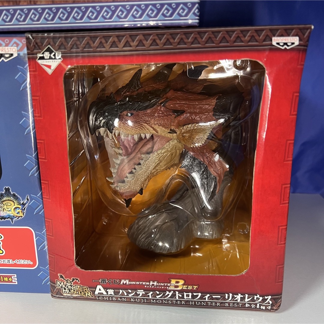 BANPRESTO(バンプレスト)の一番くじ　モンスターハンター　ハンティングトロフィー　3種セット エンタメ/ホビーのフィギュア(ゲームキャラクター)の商品写真