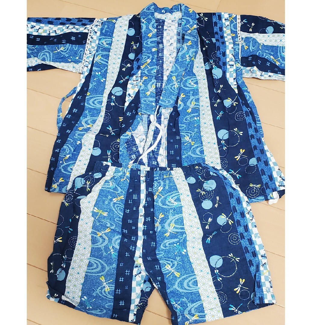 甚平 サイズ100 キッズ/ベビー/マタニティのキッズ服男の子用(90cm~)(その他)の商品写真