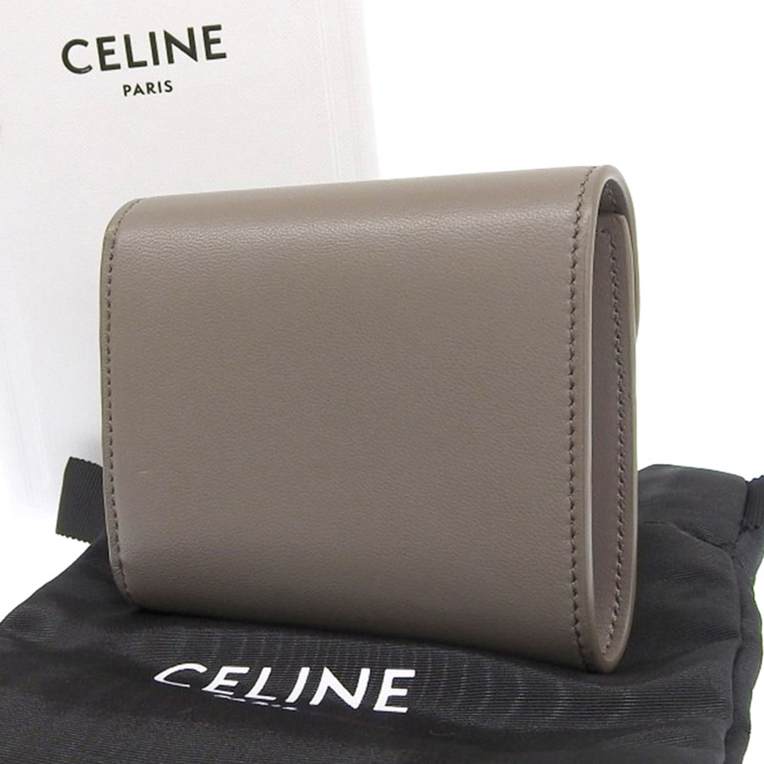 celine - セリーヌ CELINE トリオンフ スモールウォレット 三つ折り