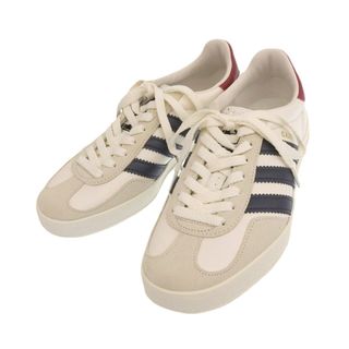 グッチ(Gucci)のグッチ×アディダス GUCCI×adidas ガゼル スニーカー 靴 スエード ホワイト/ネイビー 5 646652 美品 新入荷 GU0513(スニーカー)