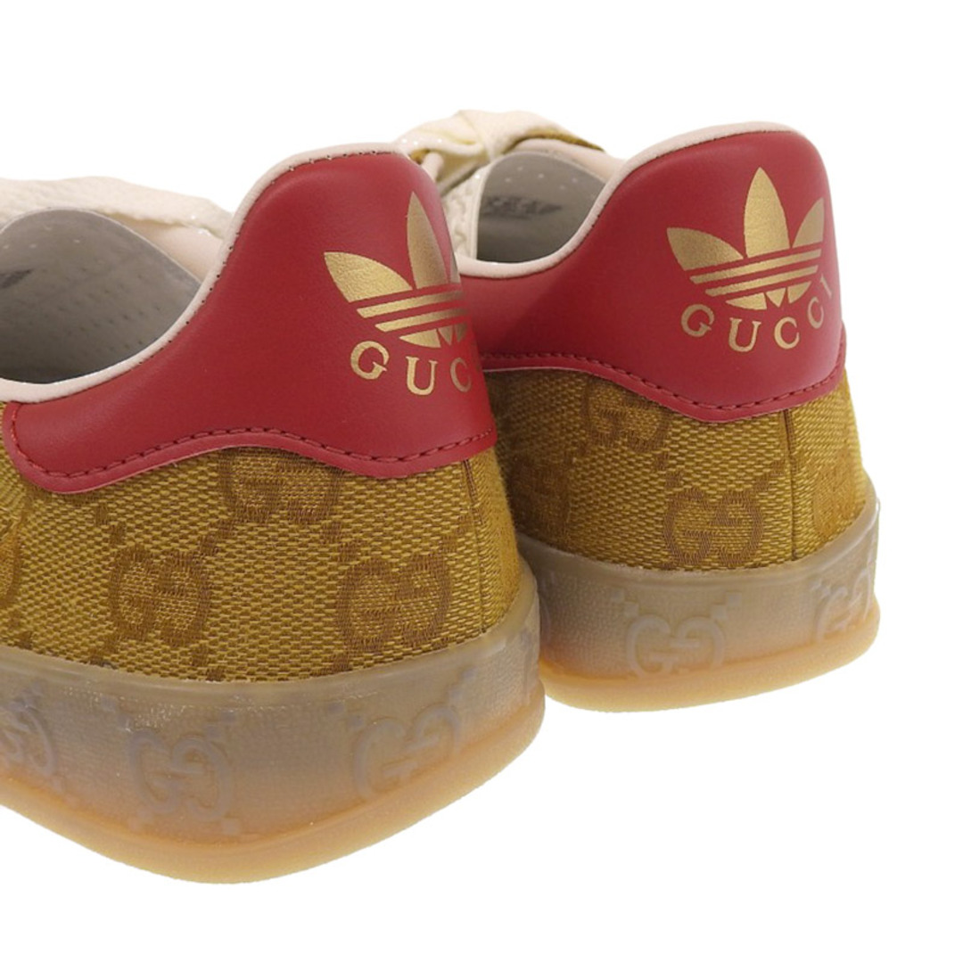 Gucci(グッチ)のグッチ×アディダス GUCCI×adidas ガゼル スニーカー 靴 GGキャンバス ブラウン/ホワイト 5 1/2 646652 美品 新入荷 GU0512 レディースの靴/シューズ(スニーカー)の商品写真