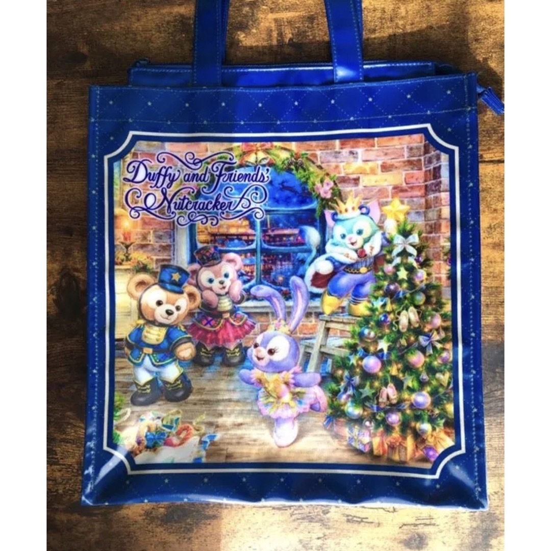 ディズニー ダッフィー ジェラトーニのクリスマス限定トートバッグ(新品未使用品)