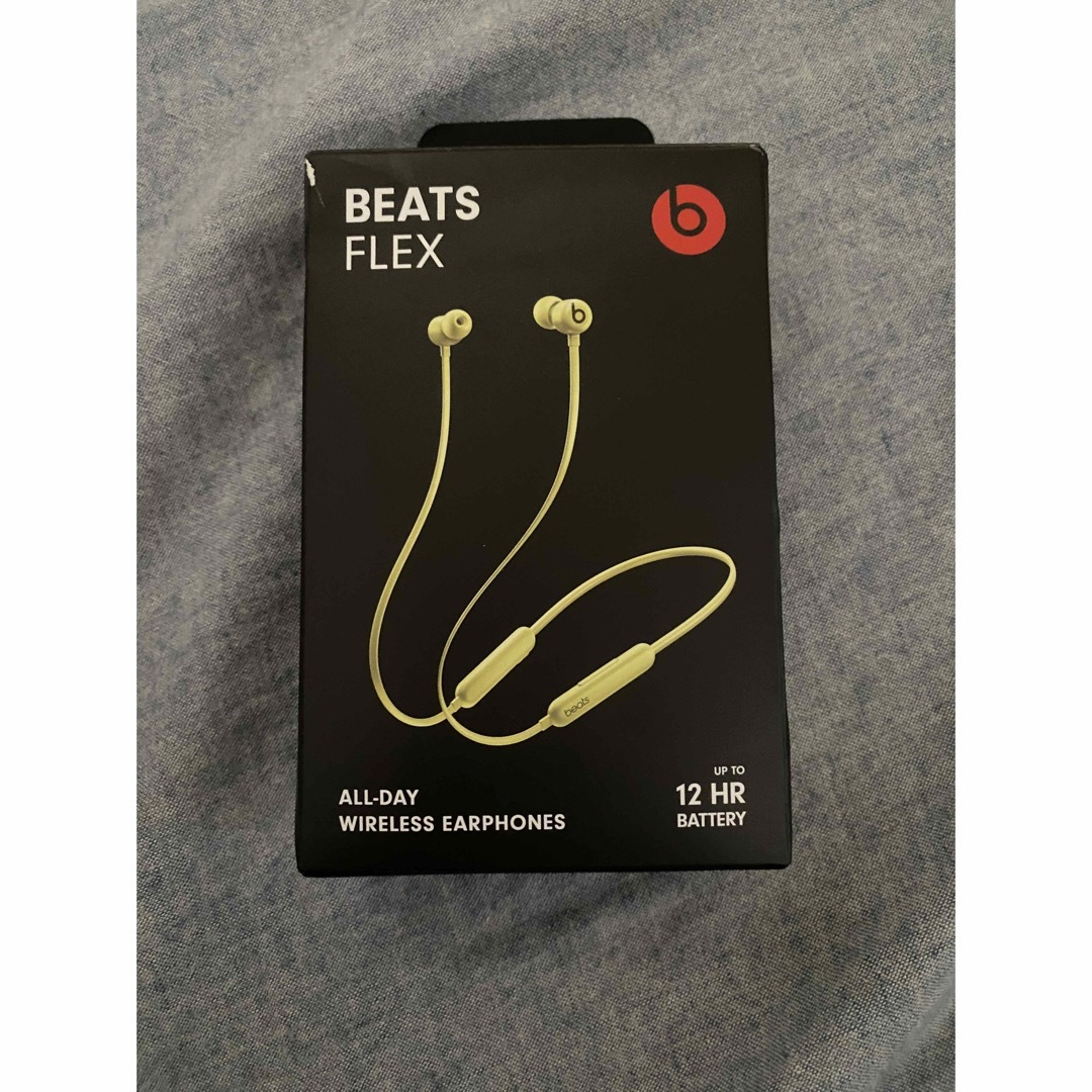 Beats(ビーツ)のBeats by Dr Dre FLEX ユズイエロー スマホ/家電/カメラのオーディオ機器(ヘッドフォン/イヤフォン)の商品写真