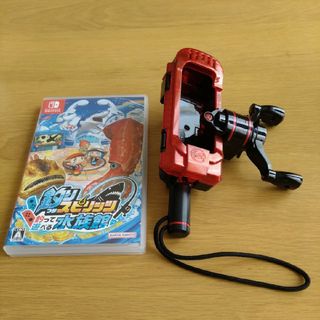 ニンテンドースイッチ(Nintendo Switch)のNintendo Switch　釣りスピリッツ　釣って遊べる水族館　ソフト　サオ(家庭用ゲームソフト)