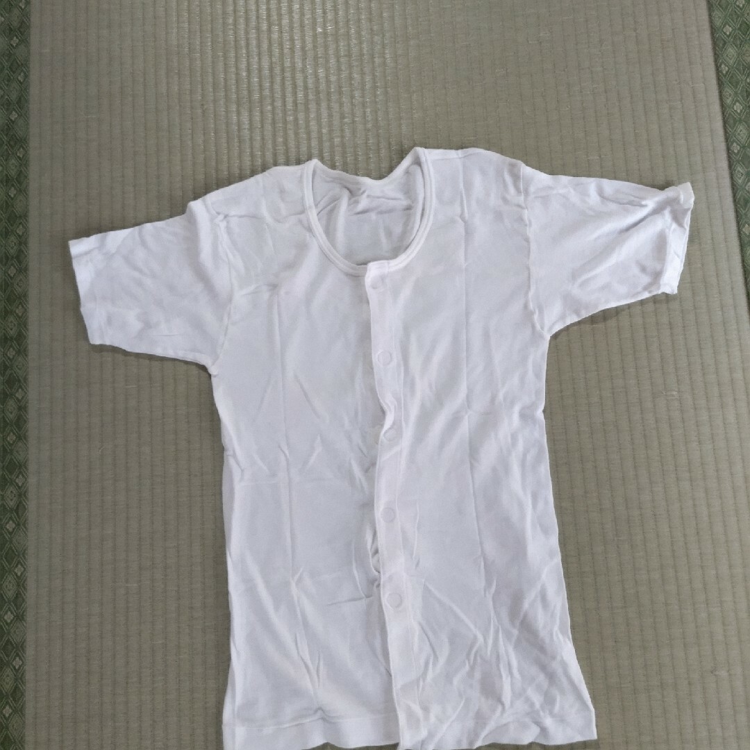 介護用シャツ　半袖　ワンタッチシャツ　２枚セット　03 メンズのアンダーウェア(その他)の商品写真