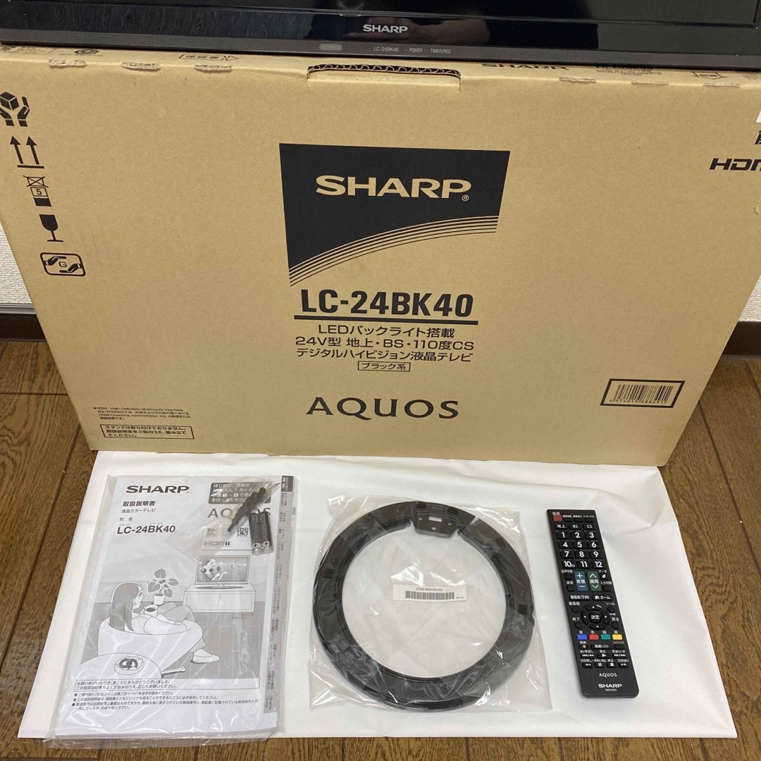 シャープ SHARP 薄型テレビ LC-24BK40