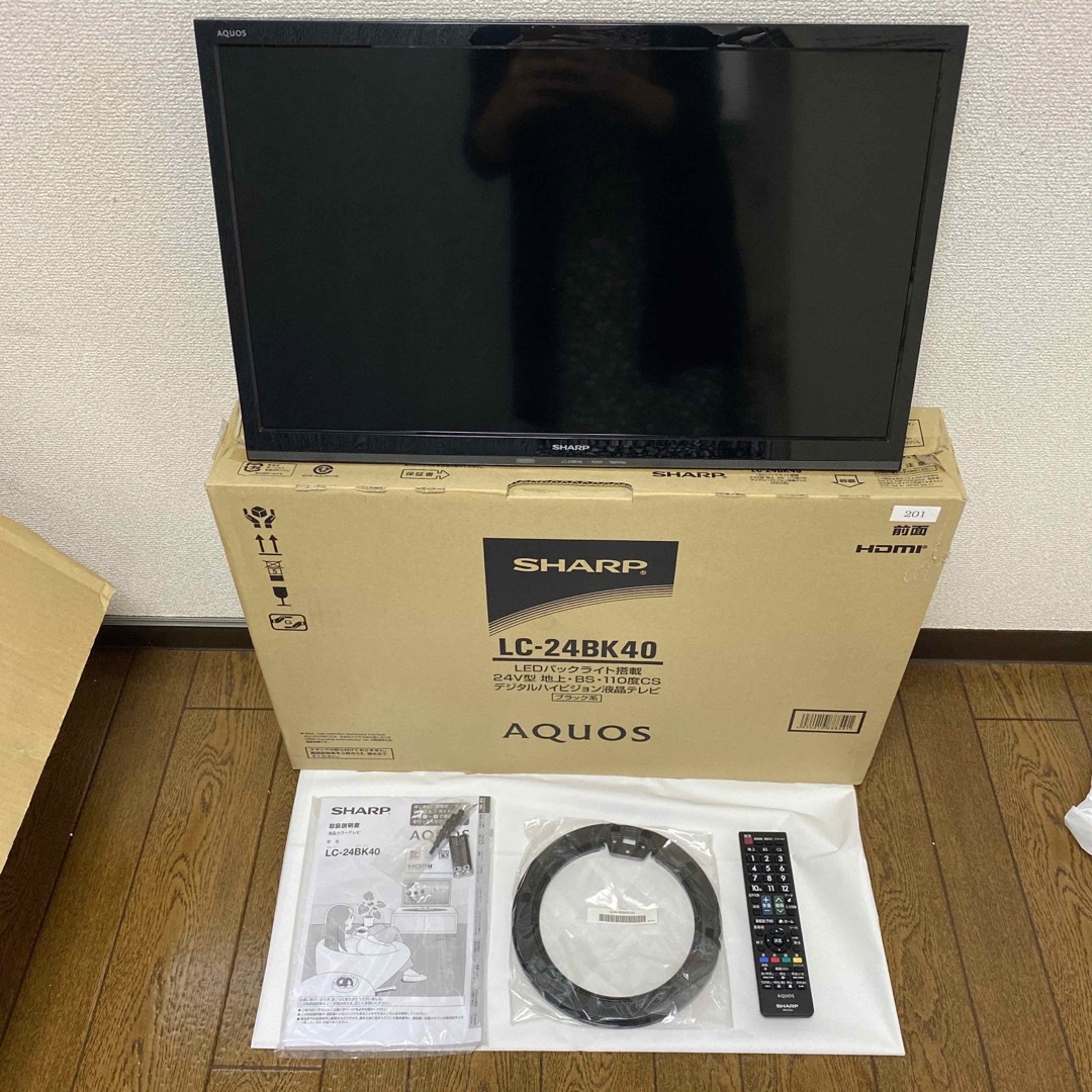 シャープ SHARP 薄型テレビ LC-24BK40」-