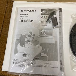 AQUOS - シャープ SHARP 薄型テレビ LC-24BK40の通販 by Coeur
