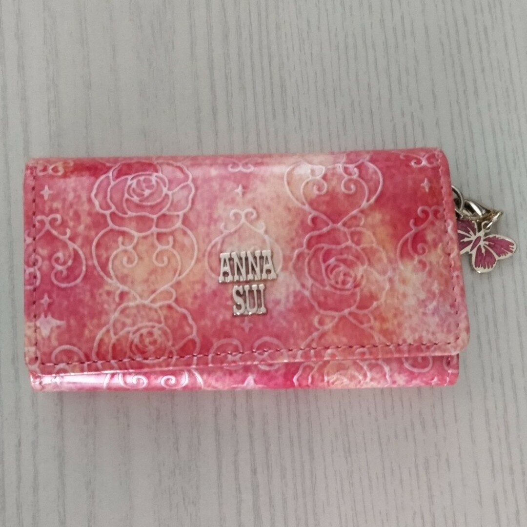 ANNA SUI(アナスイ)のシロップさま専用☆アナスイ/ANNA SUI☆ローズハート◇キーケース♡ピンク レディースのファッション小物(キーケース)の商品写真