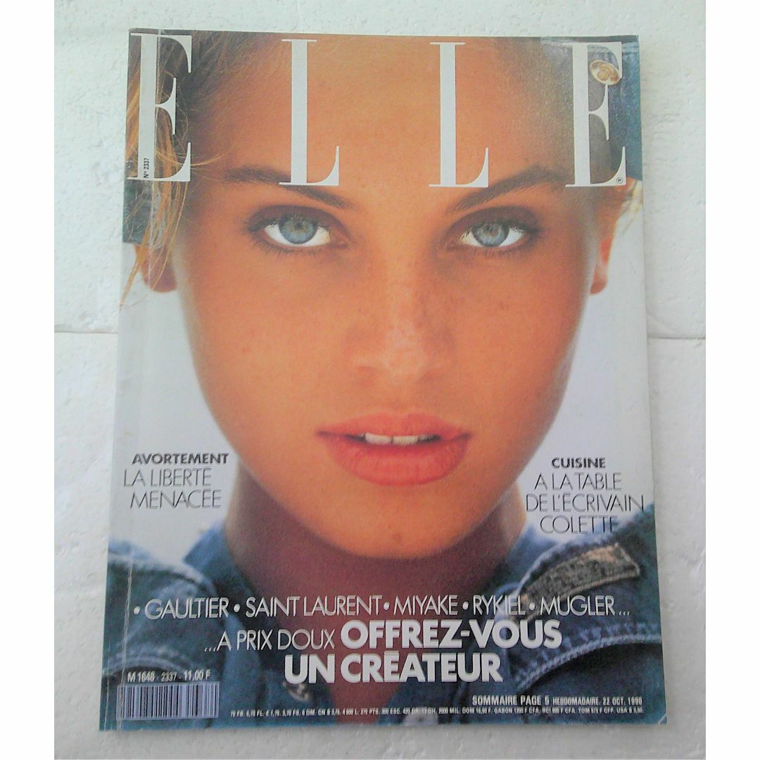 ELLE(エル)の★洋雑誌 ELLE エル フランス版 No.2337 1990年★ エンタメ/ホビーの雑誌(ファッション)の商品写真