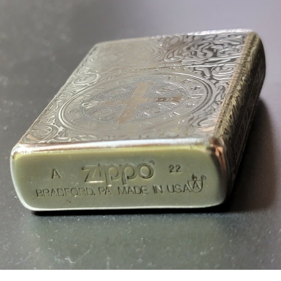 新品未使用　ジッポ　コンスタンティン　カスタム　zippo 彫刻　カスタム