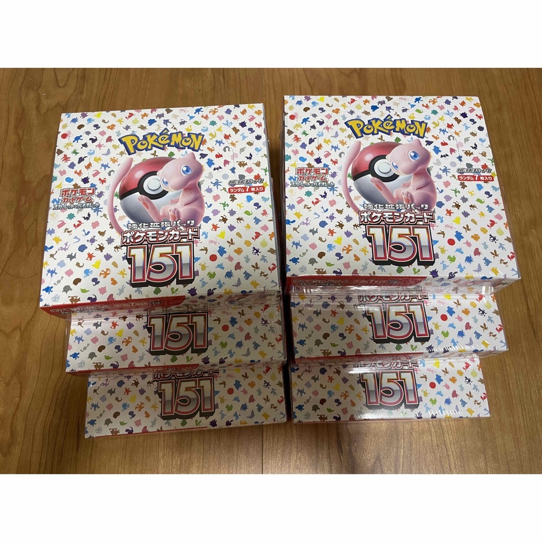 ポケモンカード151 6box シュリンク付き 新品未開封の通販 by はる's