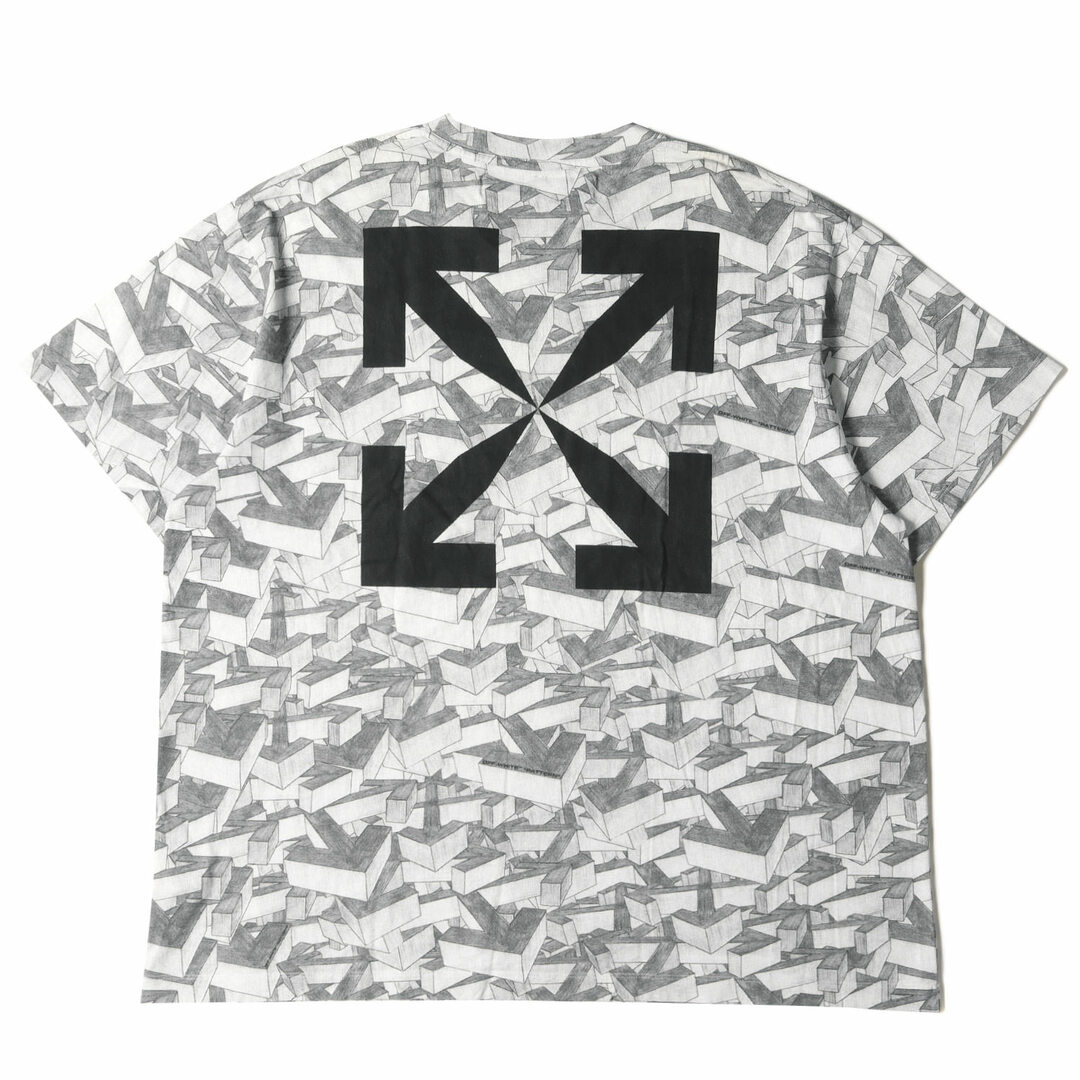 OFF-WHITE - OFF-WHITE オフホワイト Tシャツ サイズ:XL 総柄 ...