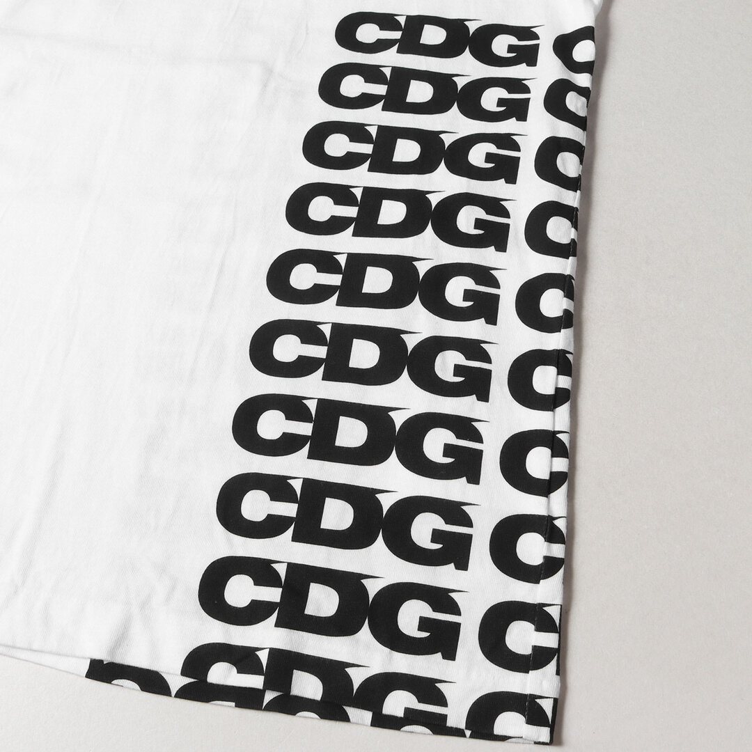 COMME des GARCONS コムデギャルソン Tシャツ サイズ:XL 18SS Anti Social Social Club CDG コラボ マルチロゴ 半袖 ホワイト 白 トップス カットソー ブランド カジュアル【メンズ】【中古】【美品】