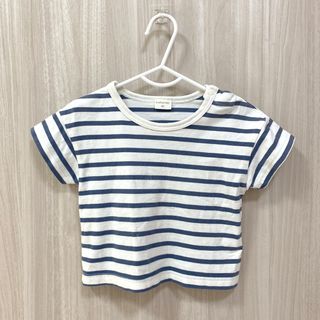 ブリーズ(BREEZE)のシンプルボーダーTシャツ　サイズ80(シャツ/カットソー)