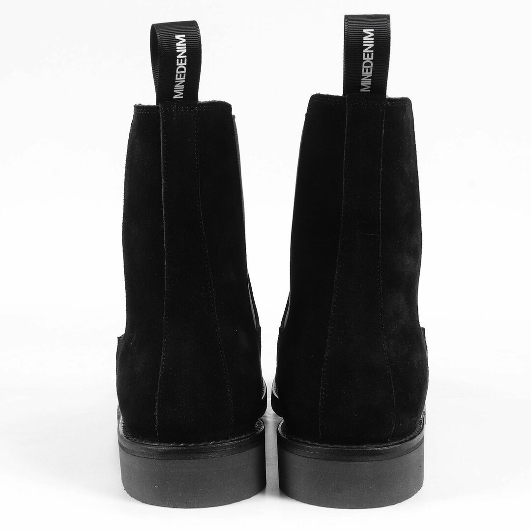 MINEDENIM マインデニム ブーツ サイズ:42 23SS スエード レザー サイドゴア Suede Leather Side Gore Boots MGK-001-99-412 シューズ クレープソール グッドイヤーウェルト製法 ブラック 黒 靴 ブランド 日本製【メンズ】【美品】