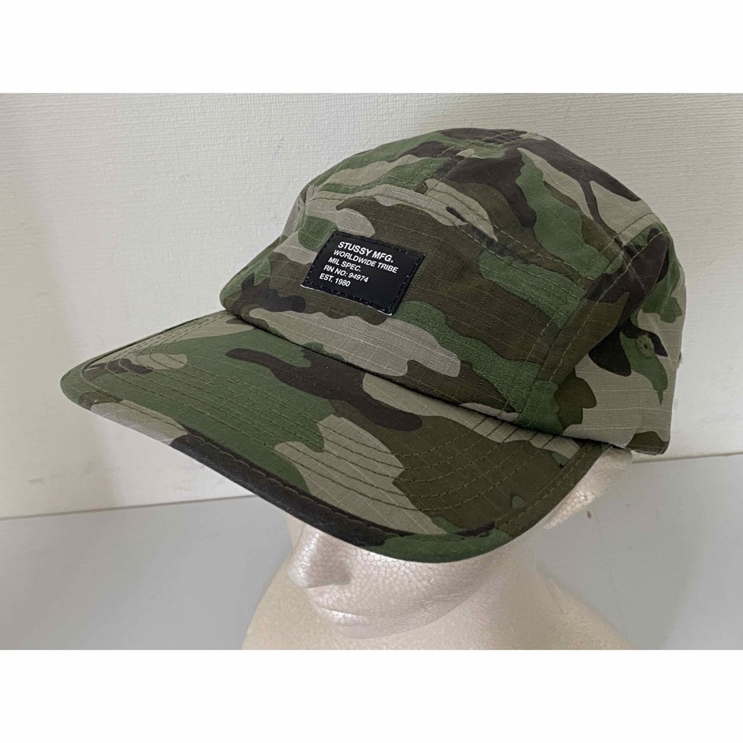 STUSSY(ステューシー)のStussy/ビンテージ/ミリタリー/キャップ/帽子/迷彩/6パネル/カモ/レア メンズの帽子(キャップ)の商品写真