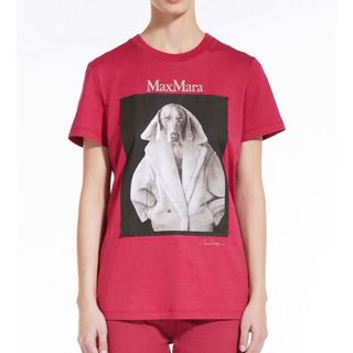 マックスマーラ(Max Mara)のMaxMaraマックスマーラ新作23-24AW☆大人気DOG Tシャツ(Tシャツ(半袖/袖なし))