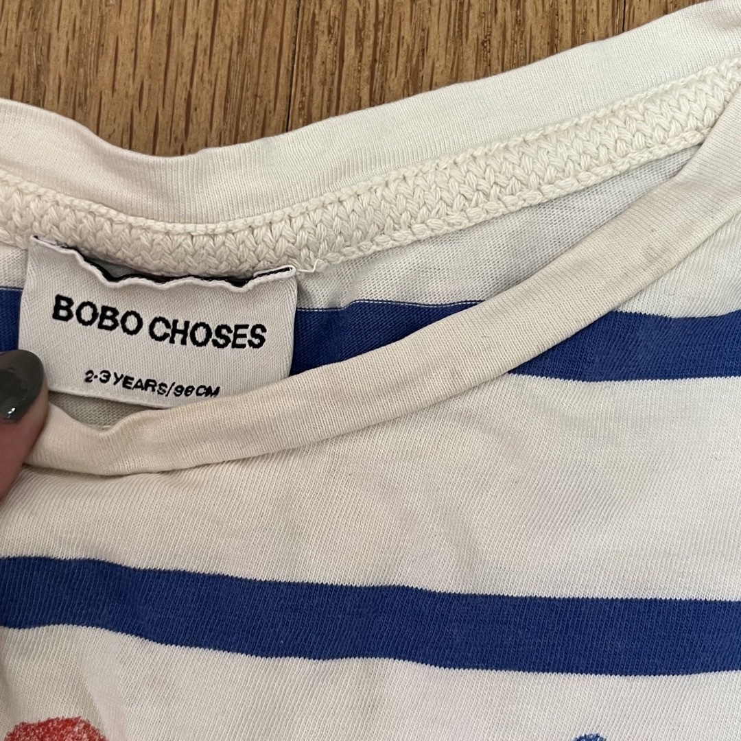 bobo chose(ボボチョース)のBOBO CHOSES ストライプ　tee キッズ/ベビー/マタニティのキッズ服男の子用(90cm~)(Tシャツ/カットソー)の商品写真