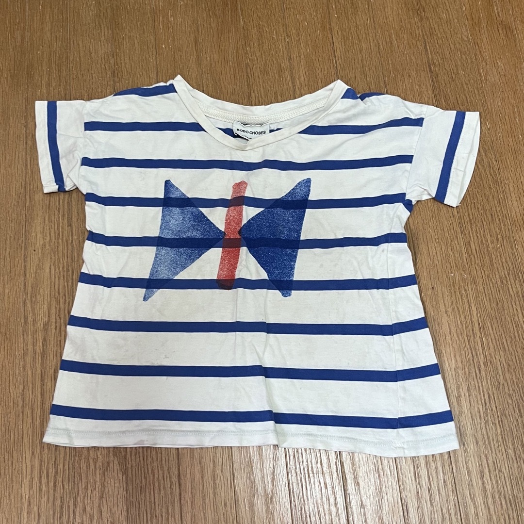 bobo chose(ボボチョース)のBOBO CHOSES ストライプ　tee キッズ/ベビー/マタニティのキッズ服男の子用(90cm~)(Tシャツ/カットソー)の商品写真