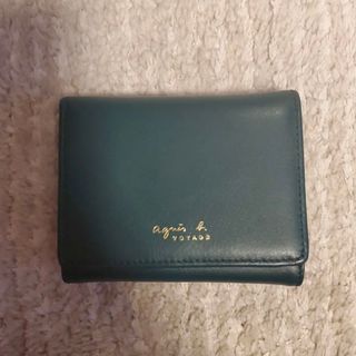 アニエスベー(agnes b.)のagnes b. アニエスベー 三つ折財布 グリーン(財布)