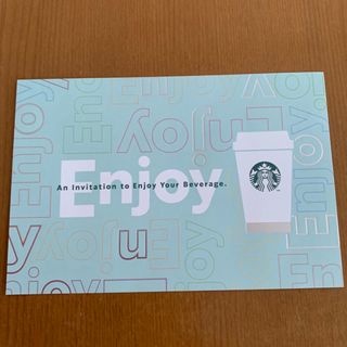 スターバックス(Starbucks)のスタバ　スターバックス　ドリンクチケット　1枚(フード/ドリンク券)