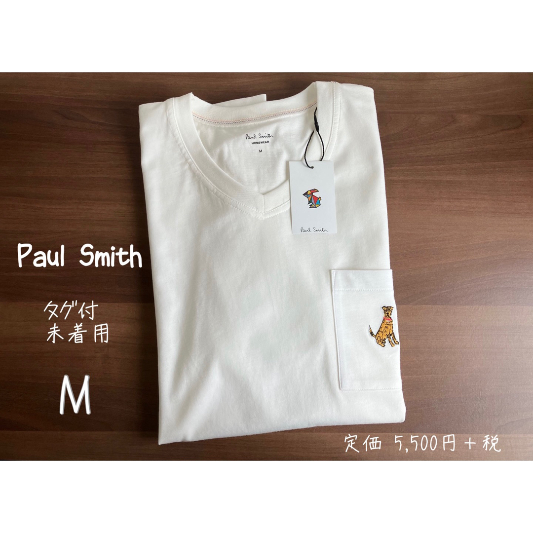 未使用 M ポールスミス Tシャツ 犬 刺繍 | フリマアプリ ラクマ