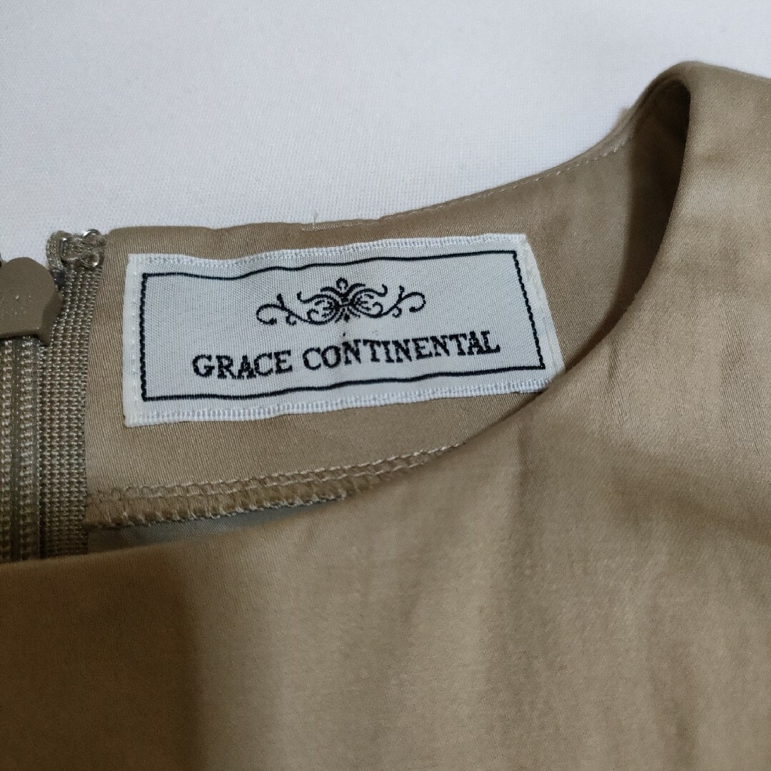 GRACE CONTINENTAL(グレースコンチネンタル)のGRACE CONTINENTAL グレースコンチネンタル　ワンピース　日本製 レディースのワンピース(ひざ丈ワンピース)の商品写真