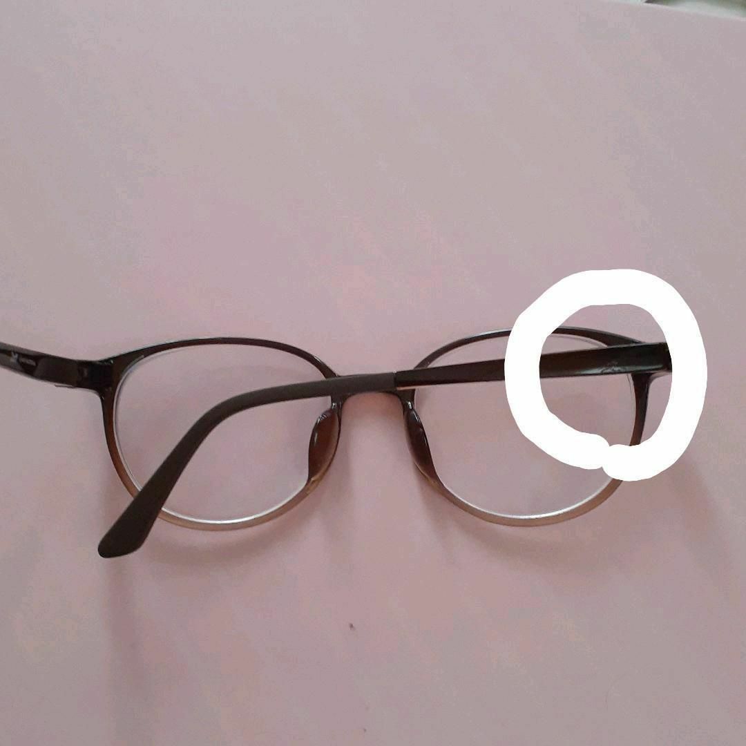 Zoff(ゾフ)のZoff メガネ 度あり -4.50 -4.25 ボストン 眼鏡 男女兼用 レディースのファッション小物(サングラス/メガネ)の商品写真