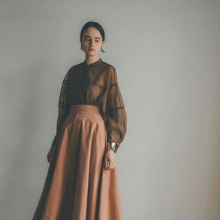 クラネ(CLANE)のクラネ clane switch sheer shirt スイッチシアーシャツ(シャツ/ブラウス(長袖/七分))