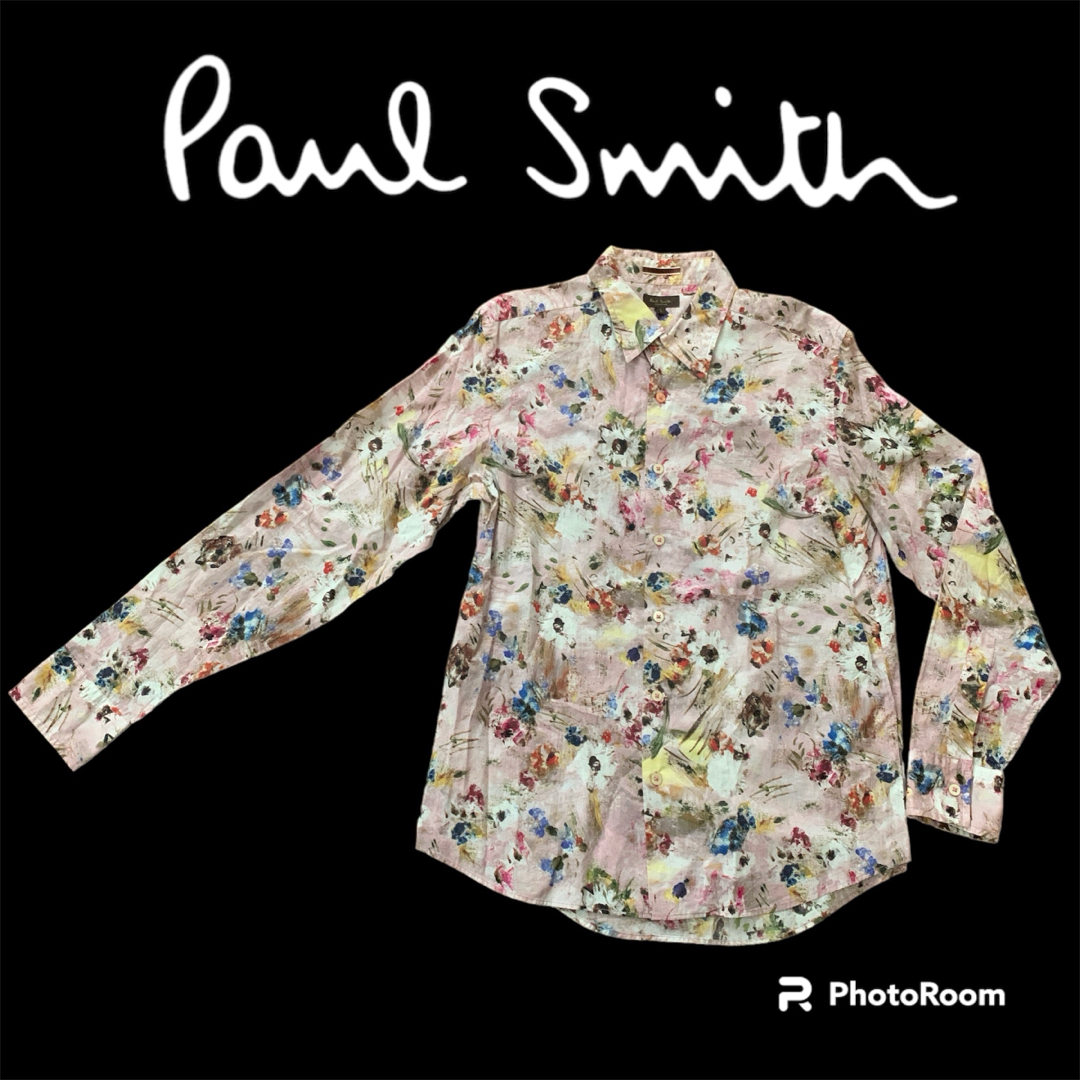 Paul Smith ポールスミス 長袖 総柄シャツ 花柄