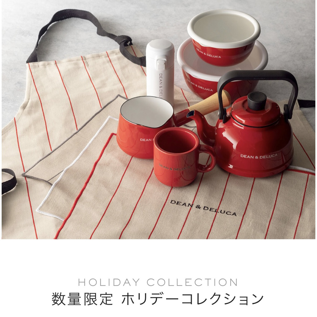 DEAN & DELUCA - DEAN&DELUCA ホーローミルクパン レッド 箱 DEAN & DELUCA - DEAN&DELUCA ホーローミルクパン レッド 箱