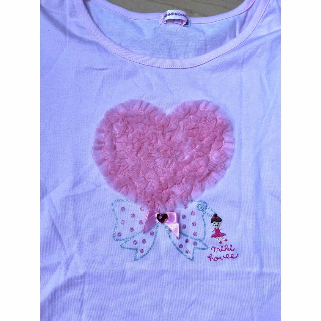 mikihouse(ミキハウス)のミキハウス リーナちゃん Tシャツ 150cm ピンク キッズ/ベビー/マタニティのキッズ服女の子用(90cm~)(Tシャツ/カットソー)の商品写真