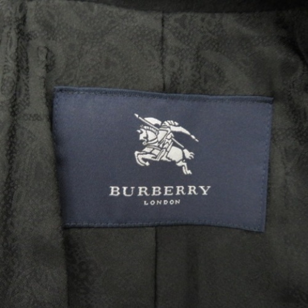 BURBERRY(バーバリー)の新品同様美品 BURBERRY バーバリー ロングコート アウター 防寒 カシミヤ100％ トレンチコート カシミヤ ブラック レディース【中古】 レディースのジャケット/アウター(その他)の商品写真