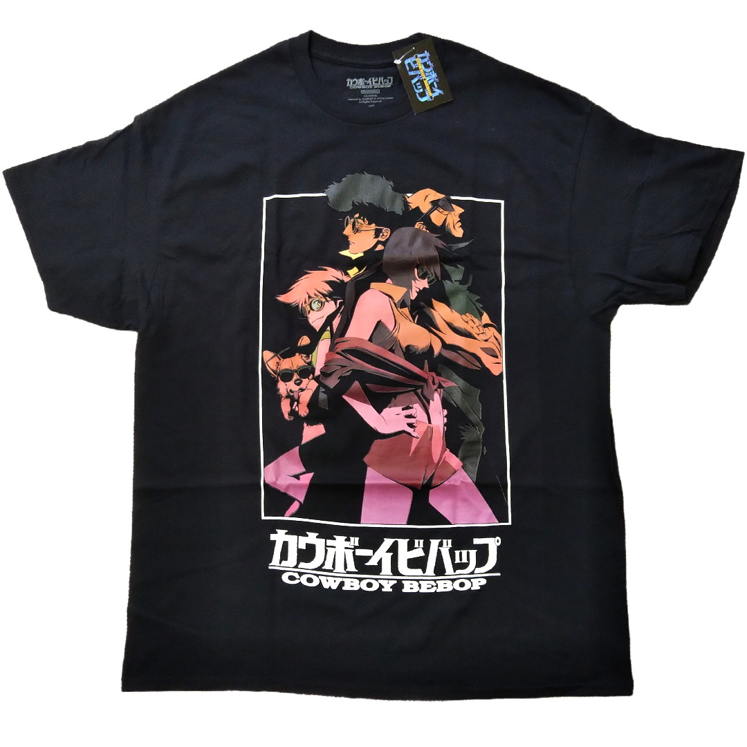 カウボーイビバップ　Tシャツ　M 実寸はXLサイズぐらい　黒　アニメTシャツ *