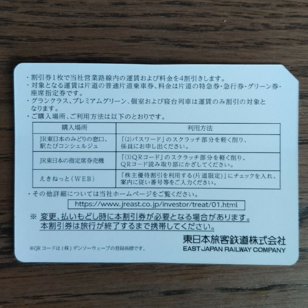 JR東日本株主優待割引券11枚、株主優待サービス券1冊、人間ドック料金割引券1枚 2