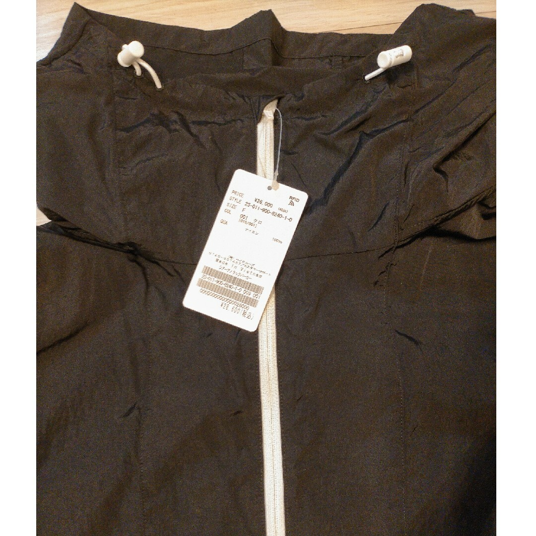IENA(イエナ)のIENA  シアー アノラックパーカー 黒 レディースのジャケット/アウター(その他)の商品写真