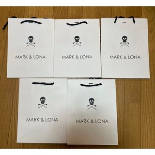 マークアンドロナ(MARK&LONA)のMARK&LONA ショップ袋 小５枚セット(ショップ袋)